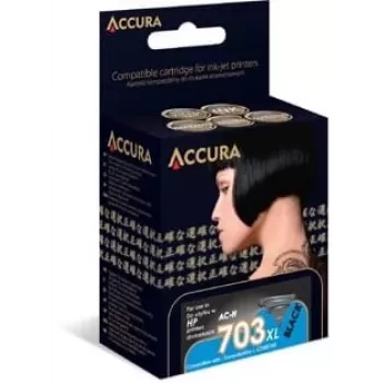 ACCURA inktpatroon HP nr. 703XL (CD887AE) compatibel zwart hoge capaciteit