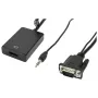 Accura VGA + minijack naar HDMI 0,2 m video- en audioconverter