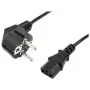 ACCURA netkabel Schuko - C13 5,0 m zwart