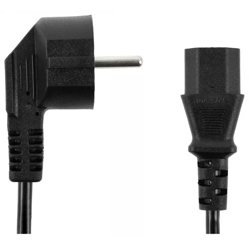 ACCURA netkabel Schuko - C13 5,0 m zwart