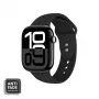 Crong Liquid Silicone band voor Apple Watch 38/40/41/42 mm (zwart)
