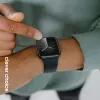 Crong Liquid Silicone band voor Apple Watch 38/40/41/42 mm (zwart)