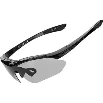 ROCKBROS fotochromatische fietsbril UV400 TR90 montuur - zwart