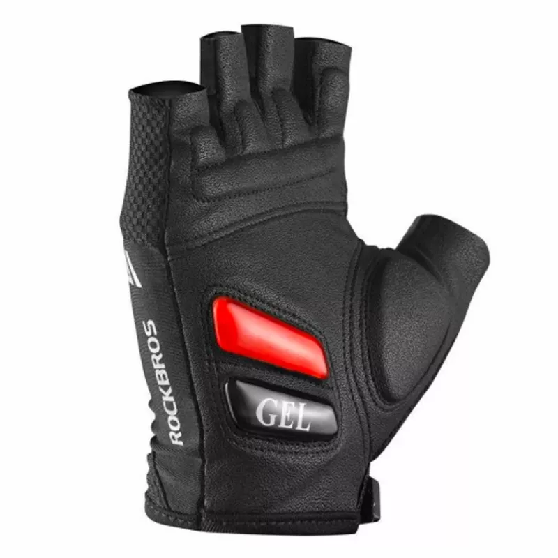 Rockbros S143-BK M fietshandschoenen met gelkussens - zwart