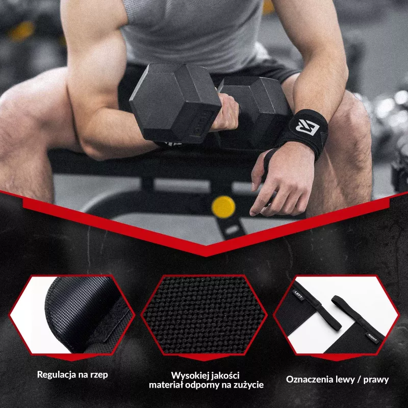 ROCKBROS sport-zweetband 0431001 zwart (2-pack)