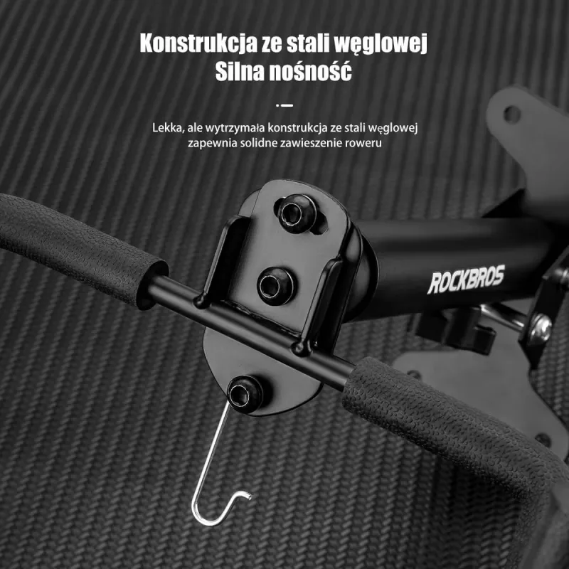 ROCKBROS wandhaak voor fiets 27210016001 - zwart