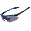 ROCKBROS 10007 gepolariseerde fietsbril - zwart/blauw