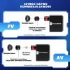 ROCKBROS mini elektrische pomp 42320008001 voor Schrader/Presta ventielen 100 PSI - zwart
