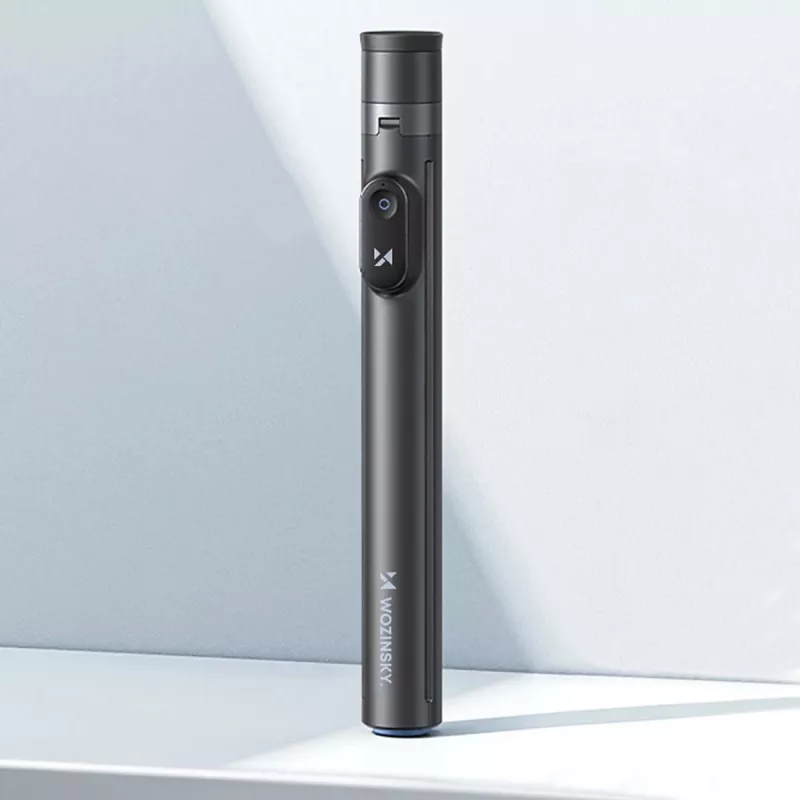 Premium selfiestick Wozinsky WRZP1 met automatisch uitklapbare poten, statieffunctie, 1,7 m - zwart
