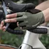 ROCKBROS ademende korte vinger fietshandschoenen, maat M, groen