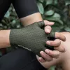 ROCKBROS ademende korte vinger fietshandschoenen, maat M, groen
