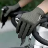 ROCKBROS Full Finger Cycling Gloves, ademend, maat XL, groen