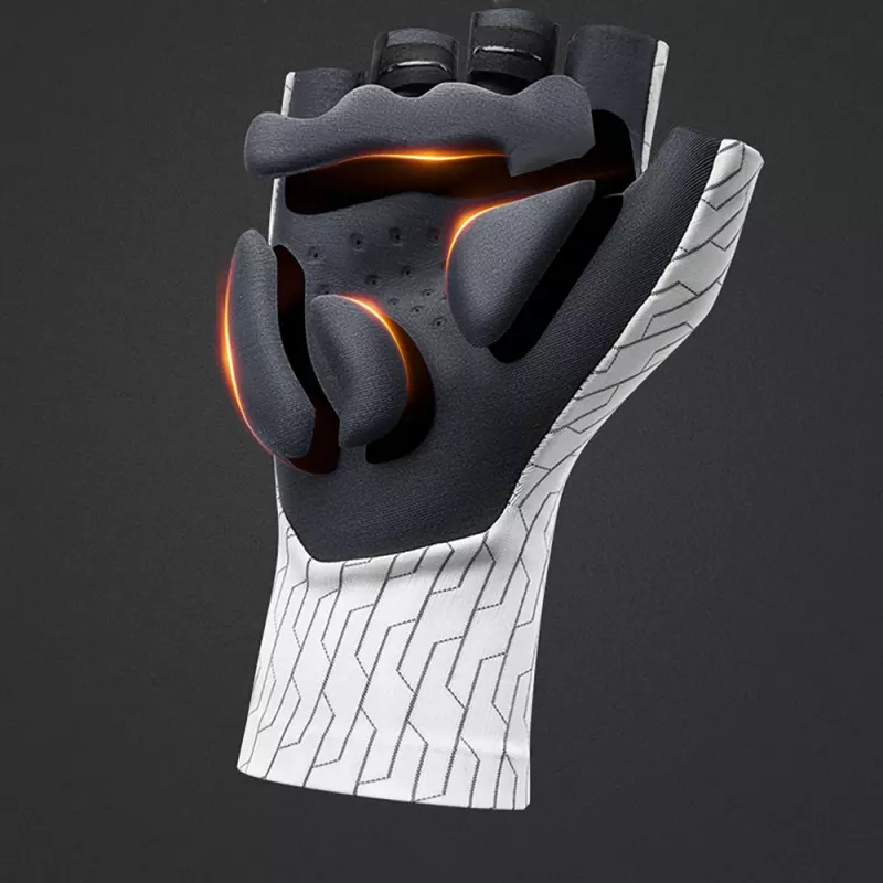 ROCKBROS Road Cycling Gloves korte vinger maat S wit/zwart