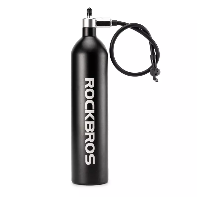 ROCKBROS Tubeless bandenpomp luchttank 1,2L 200 PSI - zwart