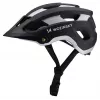 Wozinsky MTB-helm met afneembaar vizier, licht, 57-62 cm, zwart-zilver