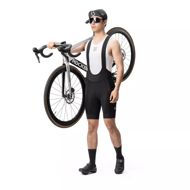 ROCKBROS YDDK009 heren fietsbroek met zeem maat S zwart
