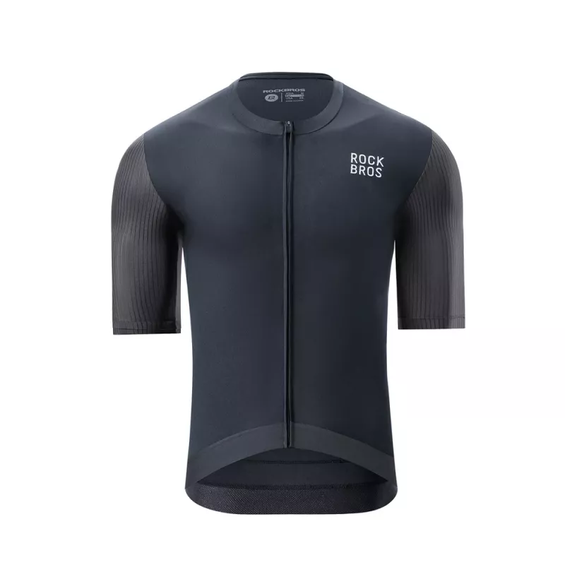 ROCKBROS Cycling Jersey 15200025 korte mouw maat L - zwart
