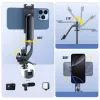 Wozinsky selfiestick WC1Y30S telescoopstatief 1,3m met telefoonhouder - zwart