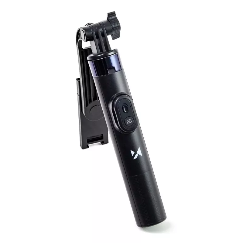 Wozinsky selfiestick WC1Y30S telescoopstatief 1,3m met telefoonhouder - zwart