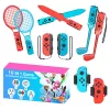 Nintendo Switch Sports 10-in-1 Family Accessory Kit - rood en blauw set