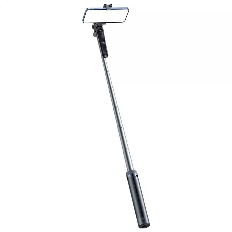 Selfiestick Wozinsky WC1Y70S telescoopstatief 1,7 m met telefoonhouder - zwart