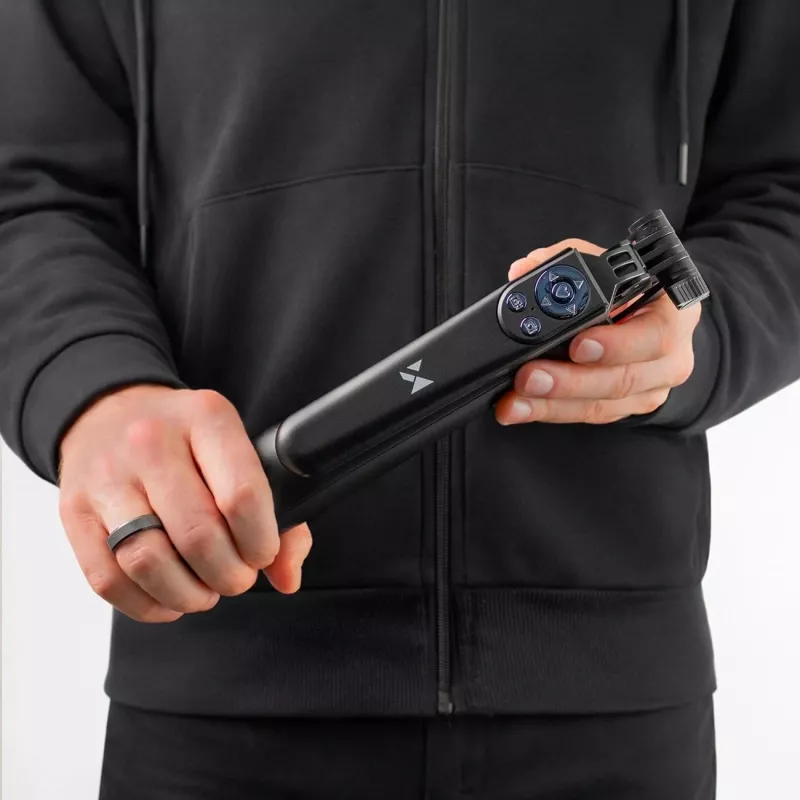 Selfiestick Wozinsky WC1Y70S telescoopstatief 1,7 m met telefoonhouder - zwart