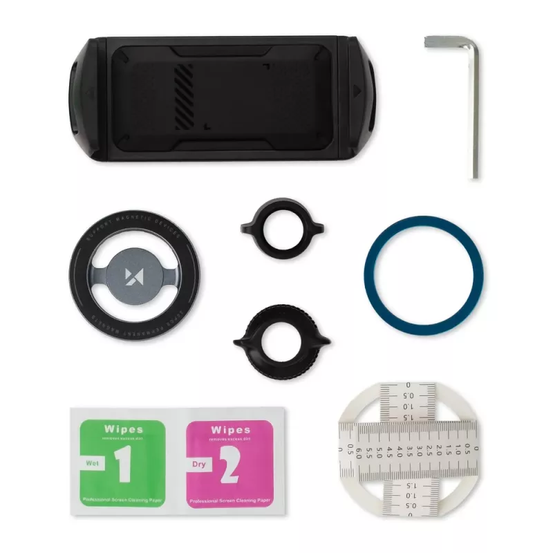 Wozinsky WTY0YS1 360° draaibare magneethouder voor smartphone & tablet - grijs