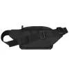 Wozinsky WSB-W1 unisex heuptas / schoudertas met verstelbare riem, waterafstotend - zwart