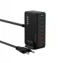 Wozinsky WSL-440 440W GaN QC3 laadstation - zwart