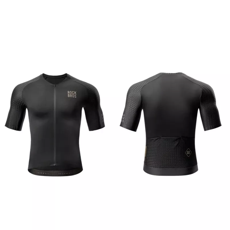 ROCKBROS YDDX011 Diamond korte mouwen fietsshirt XXS zwart