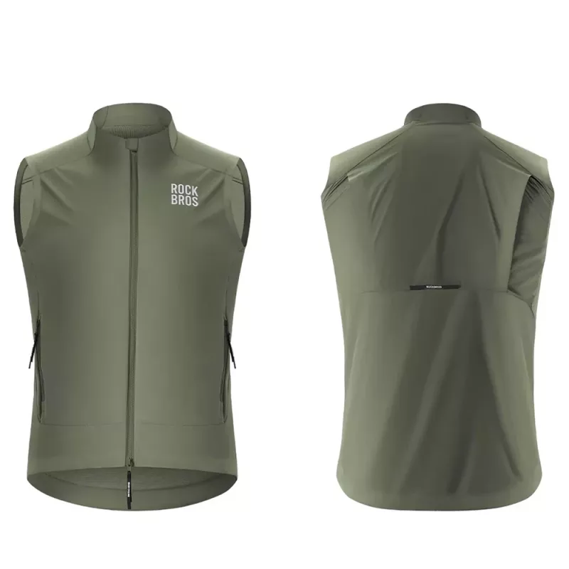 Rockbros YDMJ003 winddichte fietsvest lente/herfst maat L - groen