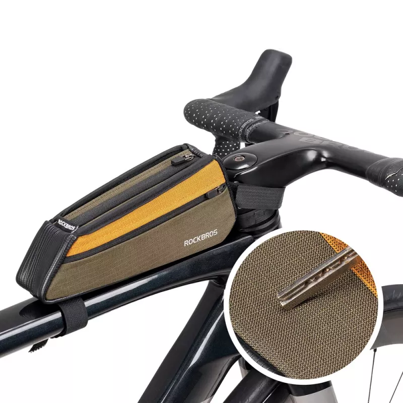 ROCKBROS fiets bovenbuistas 0,25L groen/oranje