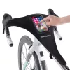 ROCKBROS D78 fiets zweetbeschermer met telefoonvak en touchscreen-venster - zwart