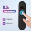 Rockbros SMART vingerafdruk & Bluetooth fietsslot 100 cm zwart