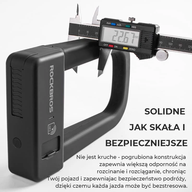 Rockbros RBNS1 SMART NFC U-slot - zwart