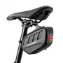 Rockbros C61 zadeltas met slim achterlicht, 0,45 L, zwart