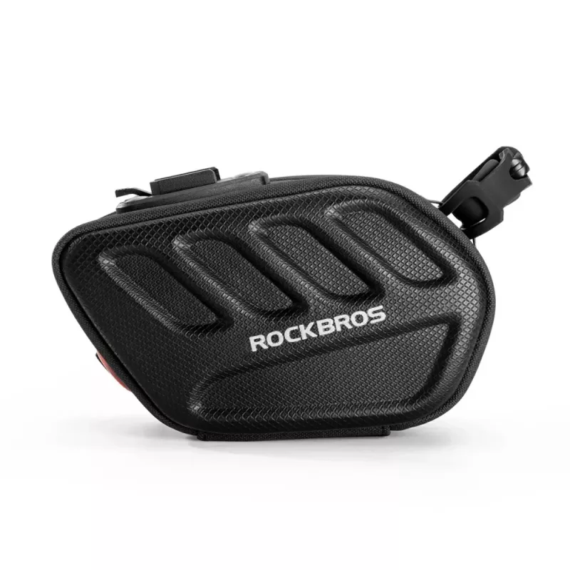 Rockbros C61 zadeltas met slim achterlicht, 0,45 L, zwart