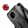 Rockbros AS-078-1 zadeltas met slim achterlicht, 0,8 L, zwart