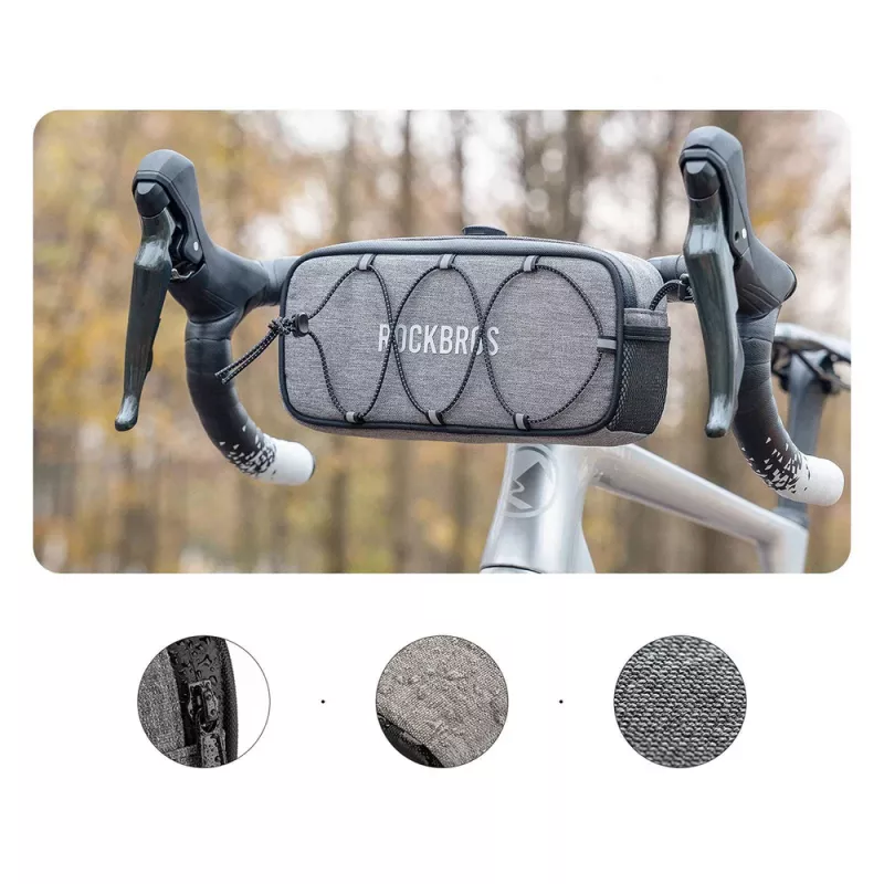 Rockbros TL001 ROAD TO SKY stuurtaa 1,9L waterdicht – grijs
