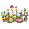 LEAN TOYS Bouwstenen set creatieve tuin bloemen planten 3D 272 stuks