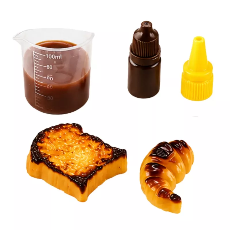 LEAN TOYS Creatieve kunststof set om squishy decoratieve bakkoekjes te maken DIY