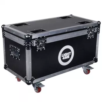 CASE4ME CC80 kabelkoffer - aluminium frame, ABS panelen, zwart, afsluitbaar, met scheidingswanden
