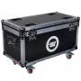 CASE4ME CC80 kabelkoffer - aluminium frame, ABS panelen, zwart, afsluitbaar, met scheidingswanden