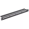 NETRACK 104-20 24-poorts Keystone patchpaneel 1U 19-inch zwart