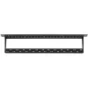 NETRACK 104-20 24-poorts Keystone patchpaneel 1U 19-inch zwart