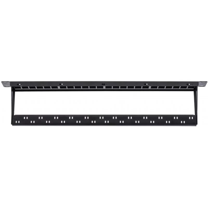NETRACK 104-20 24-poorts Keystone patchpaneel 1U 19-inch zwart