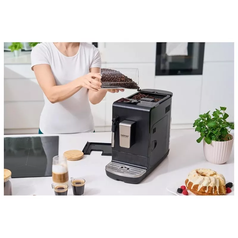 Zelmer Compact Maestro ZCM8110 espressomachine, zwart, 1050 W, 15 bar