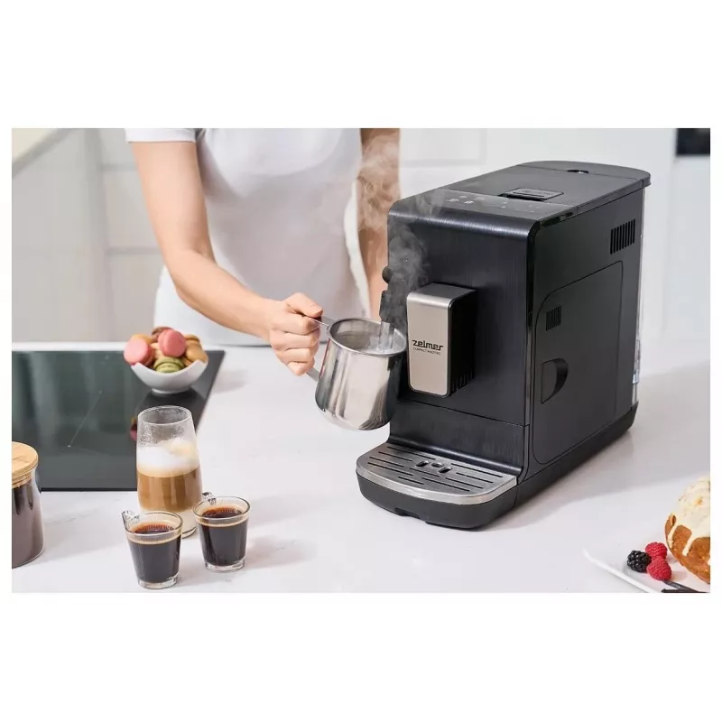 Zelmer Compact Maestro ZCM8110 espressomachine, zwart, 1050 W, 15 bar