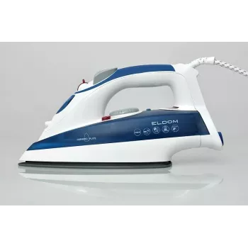 Eldom DA36 Stoomstrijkijzer met persfunctie - Blauw, 2200W, keramische zool