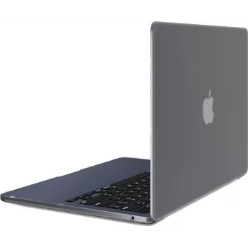 Next One SafeGuard MacBook Air 13 M2 / M3 transparante harde schaal in mistkleur